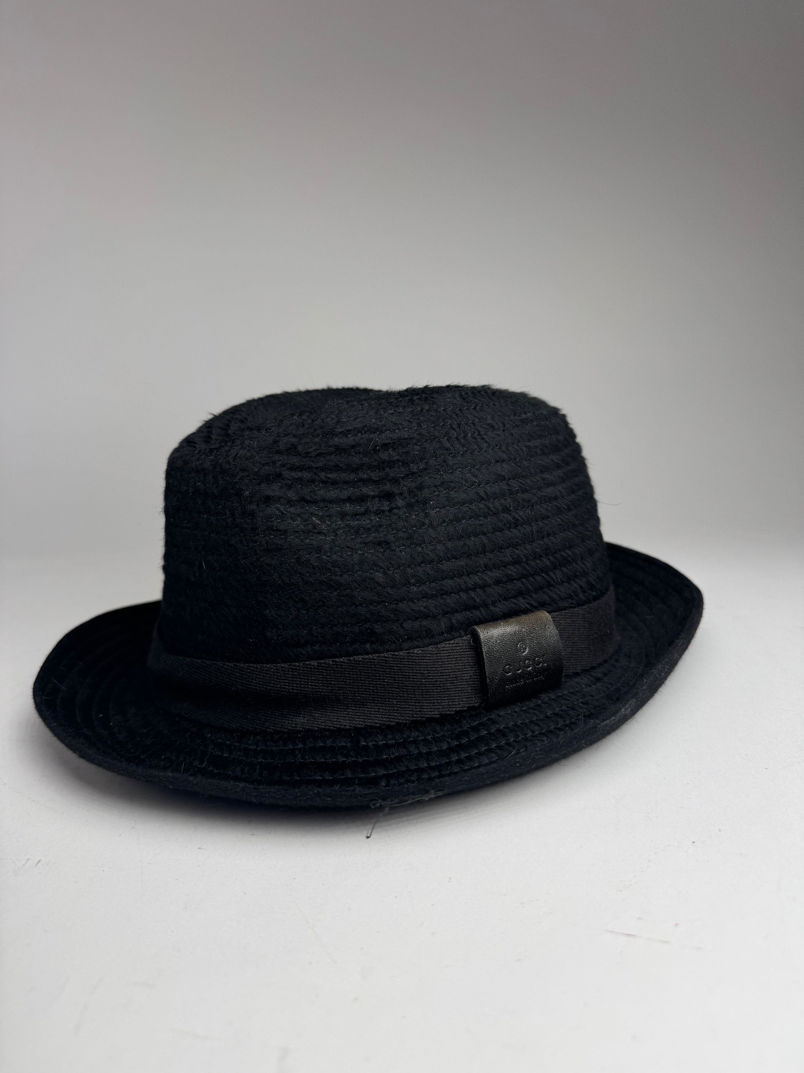 Vintage Wool Hat Black L