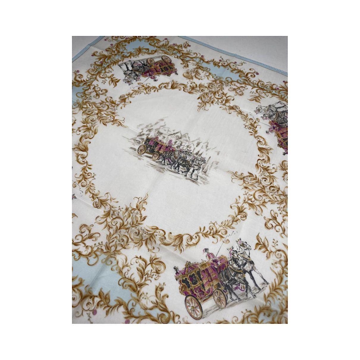 Celine Multicolour Cotton Silk Handkerchief Size ONE SIZE - 3 Thumbnail