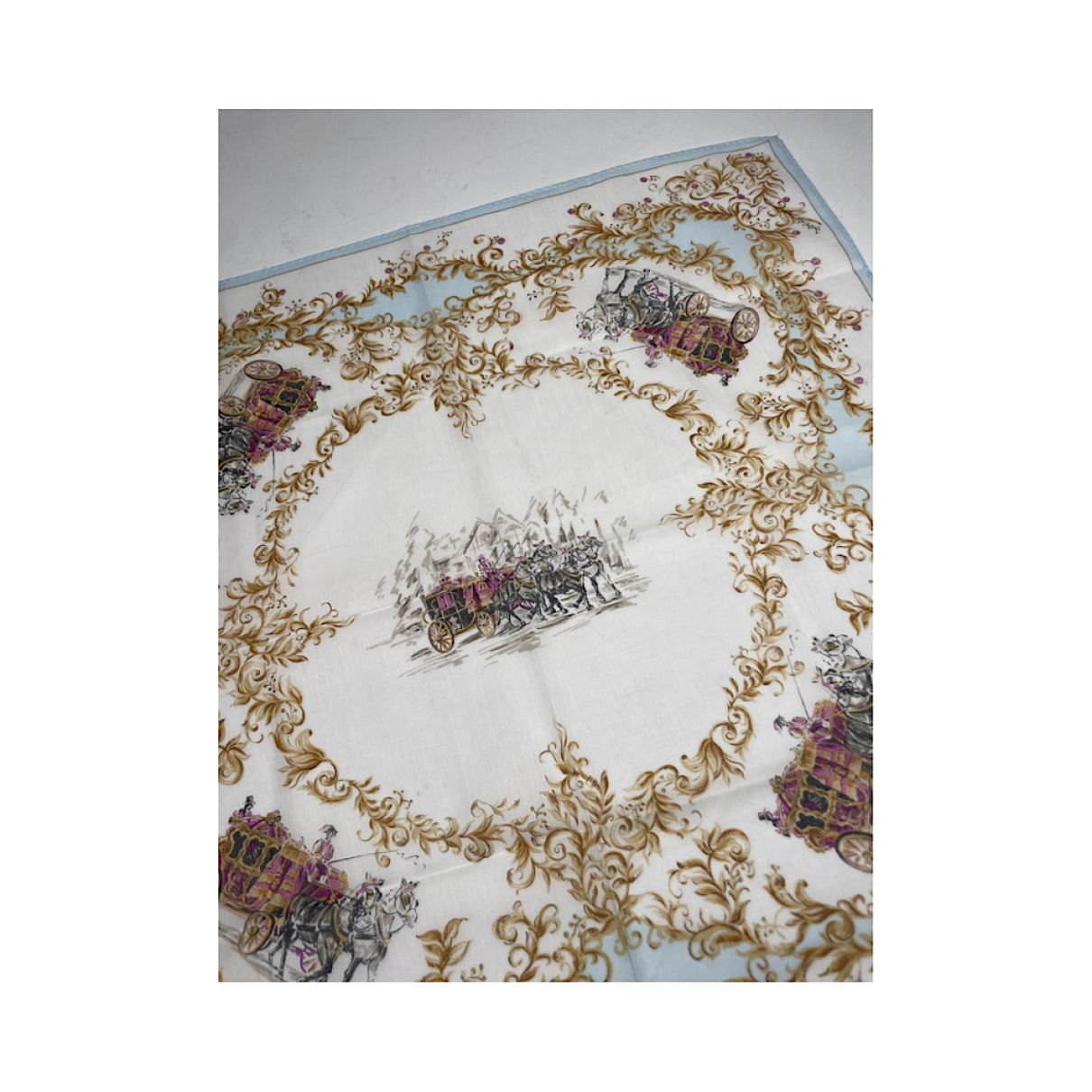 Celine Multicolour Cotton Silk Handkerchief Size ONE SIZE - 5 Thumbnail
