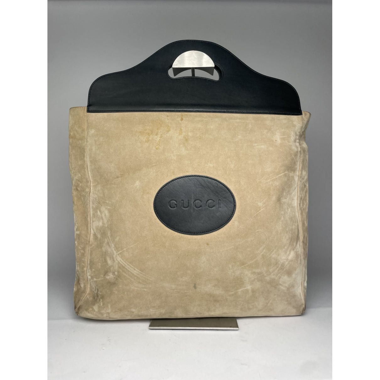 Gucci Bamboo Daily Brown Patent Leather Handbag Size ONE SIZE - 2 Thumbnail