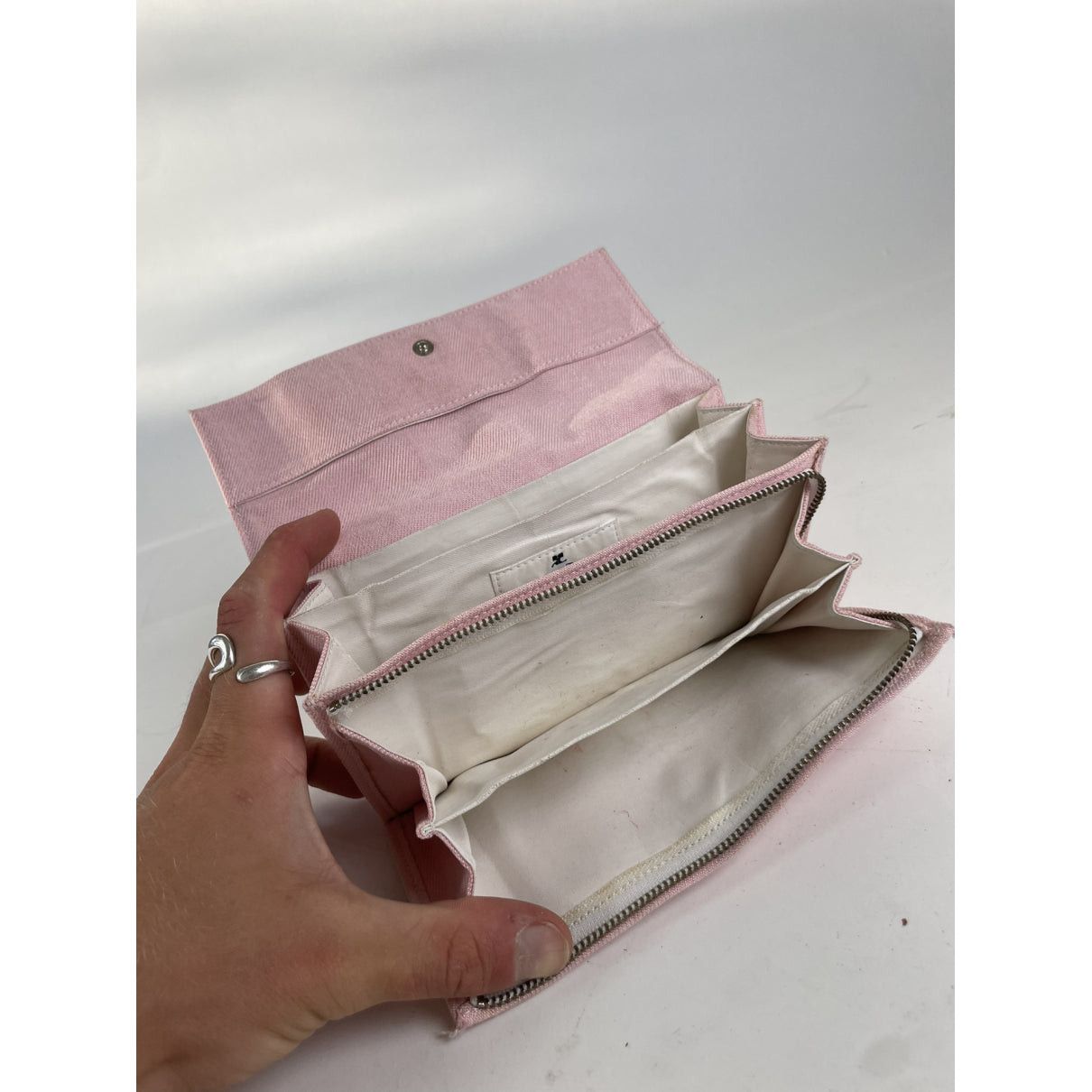 Courreges Courrèges Pink Cotton Wallet Size ONE SIZE - 3 Thumbnail