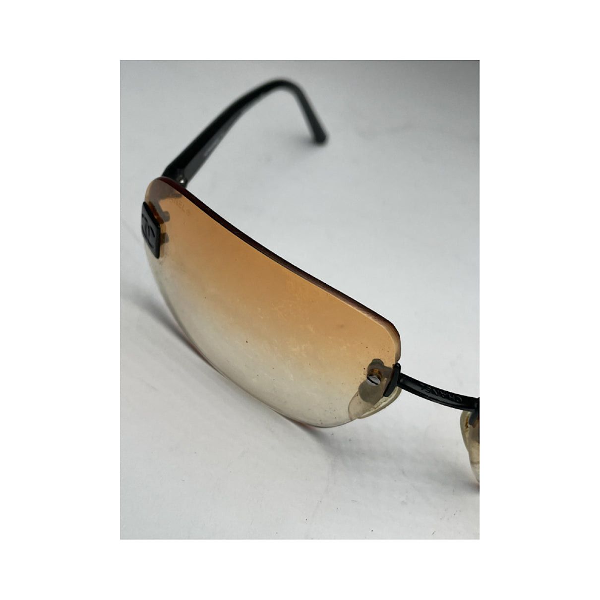 Chanel Orange Metal Sunglasses Size ONE SIZE - 5 Thumbnail