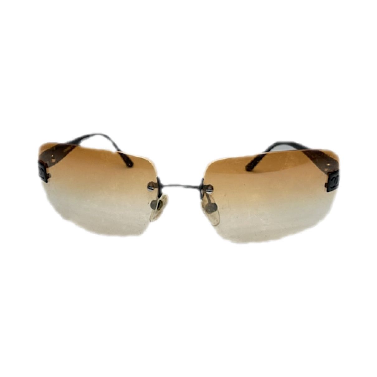 Chanel Orange Metal Sunglasses Size ONE SIZE - 4 Thumbnail