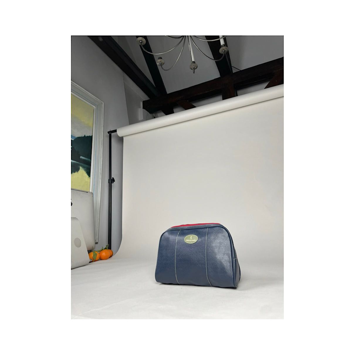 Roberta di Camerino Navy Leather Clutch Bag Size ONE SIZE - 5 Thumbnail