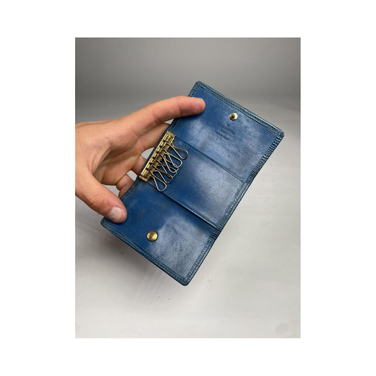 Louis Vuitton Lockme Blue Leather Purse Size ONE SIZE - 5 Thumbnail