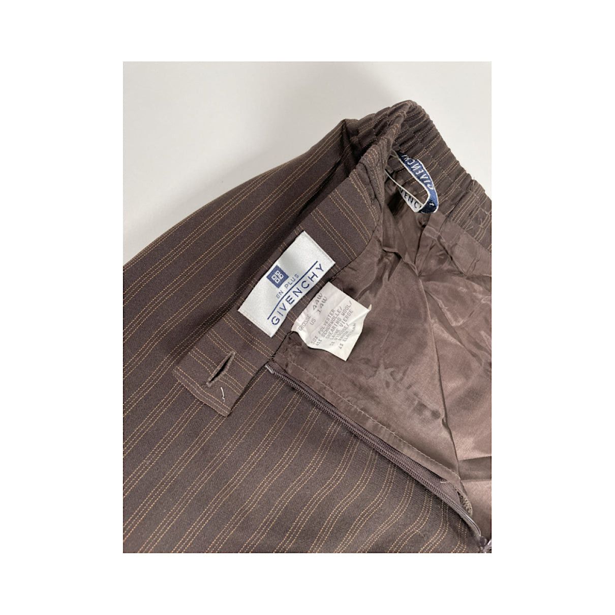 Givenchy Brown Wool Skirt Size 34" / US 12 / IT 48 - 5 Thumbnail