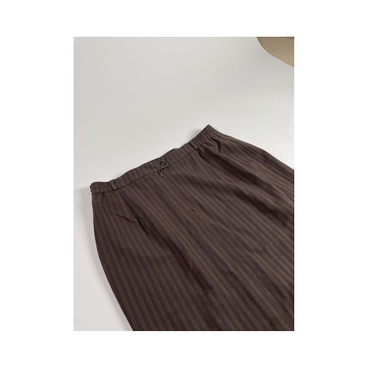 Givenchy Brown Wool Skirt Size 34" / US 12 / IT 48 - 3 Thumbnail