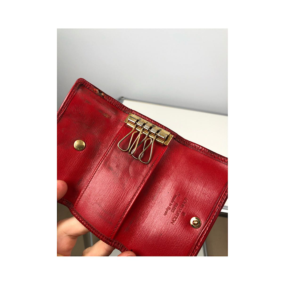 Louis Vuitton Dauphine Red Leather Purse Size ONE SIZE - 5 Thumbnail