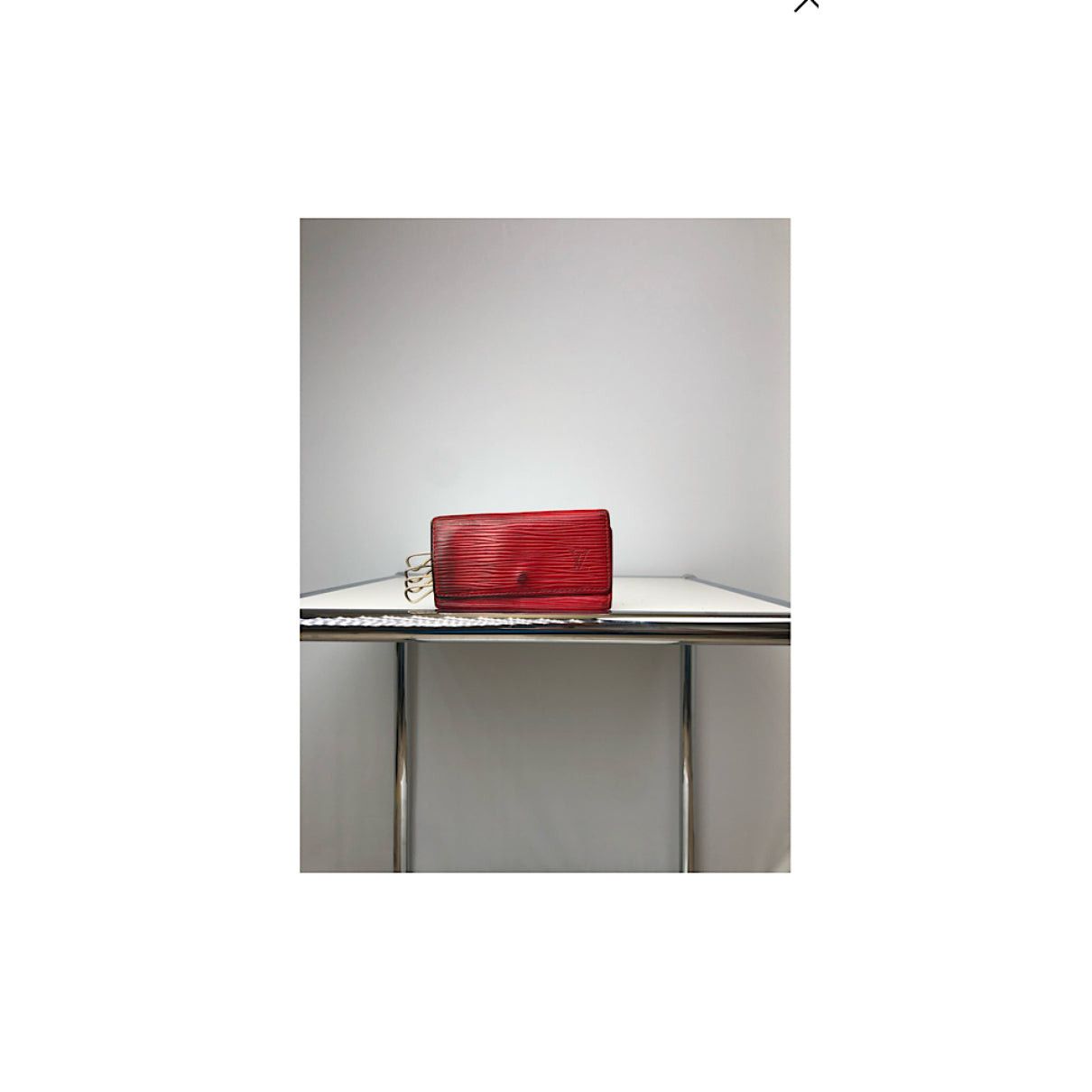 Louis Vuitton Dauphine Red Leather Purse Size ONE SIZE - 3 Thumbnail
