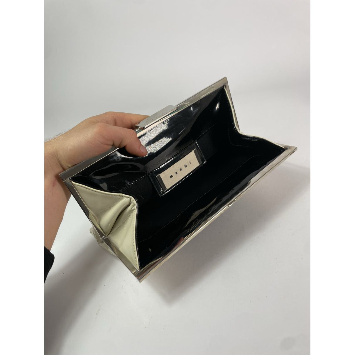 Marni Black Patent Leather Clutch Bag Size ONE SIZE - 4 Thumbnail