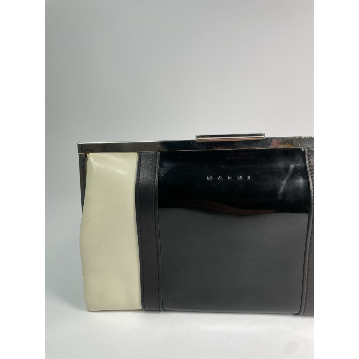 Marni Black Patent Leather Clutch Bag Size ONE SIZE - 2 Thumbnail