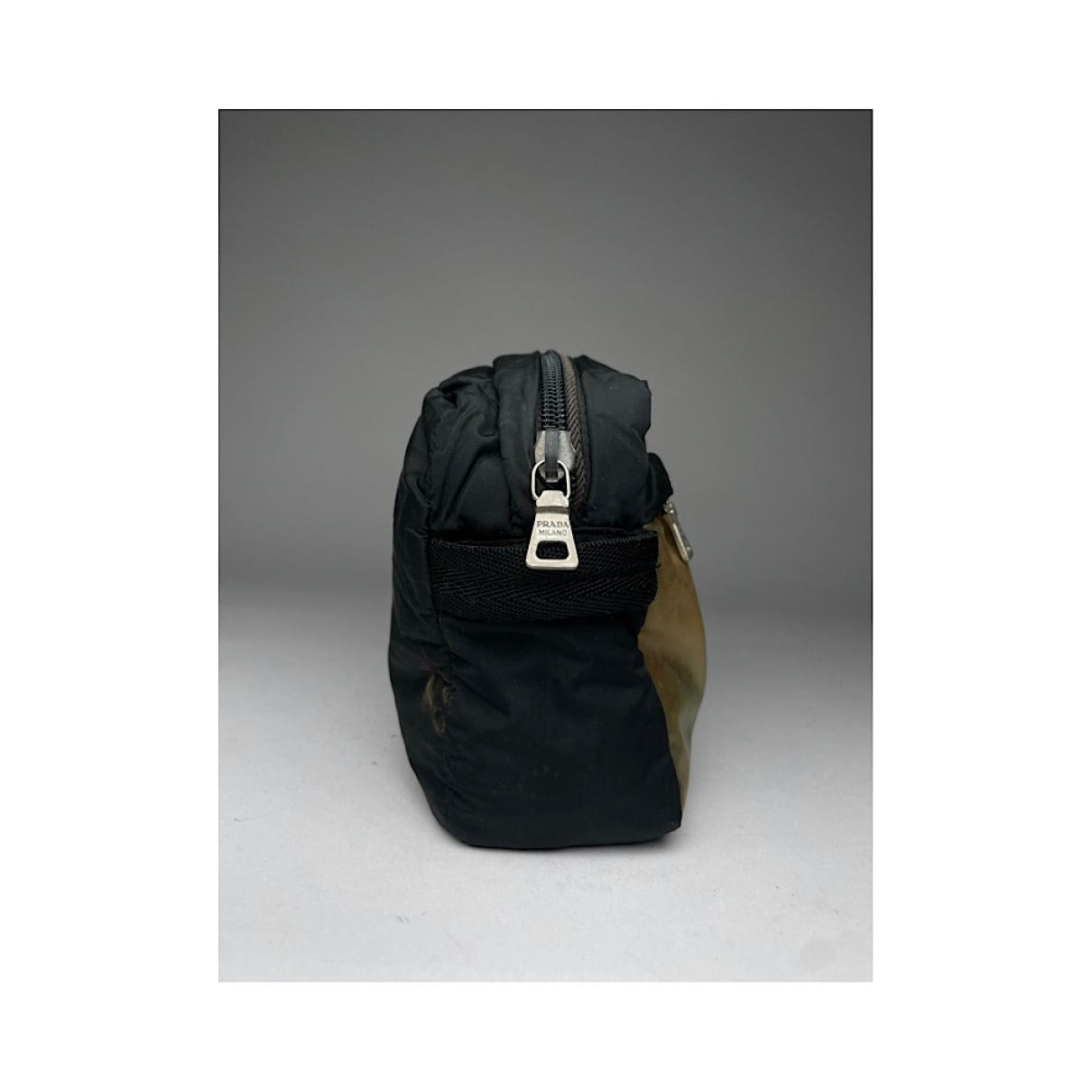 Prada Black Polyester Clutch Bag Size ONE SIZE - 4 Thumbnail