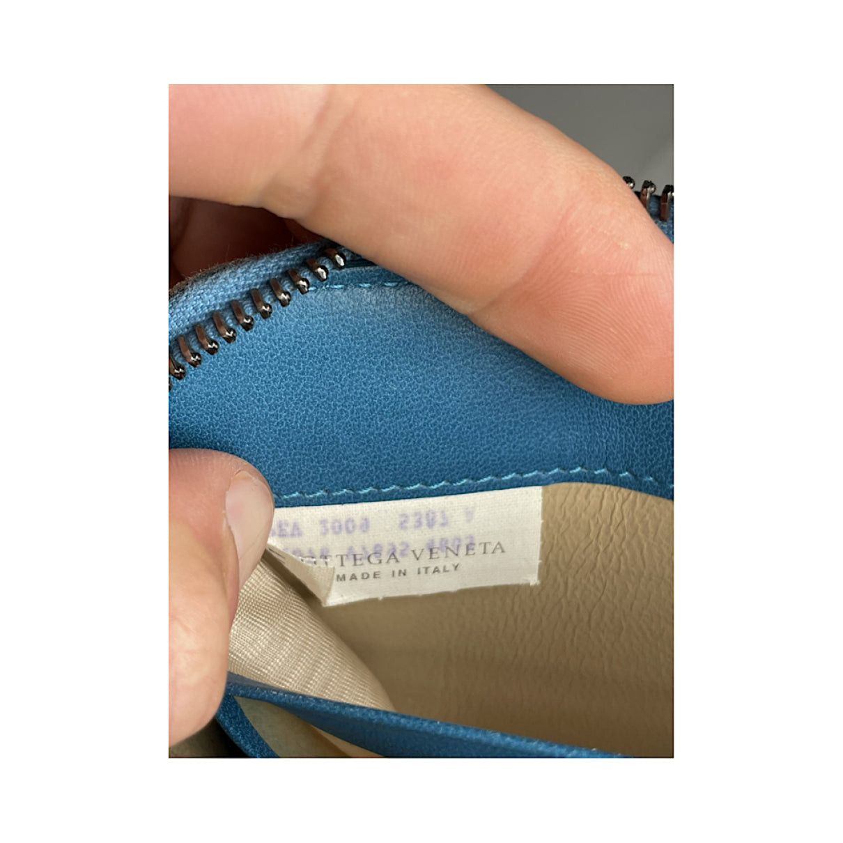 Bottega Veneta Intrecciato Blue Leather Wallet Size ONE SIZE - 5 Thumbnail