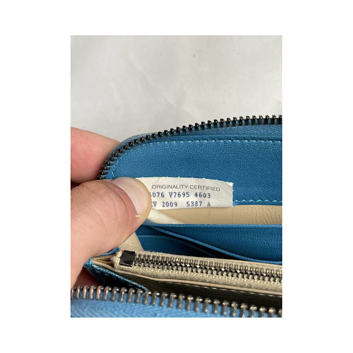 Bottega Veneta Intrecciato Blue Leather Wallet Size ONE SIZE - 4 Thumbnail