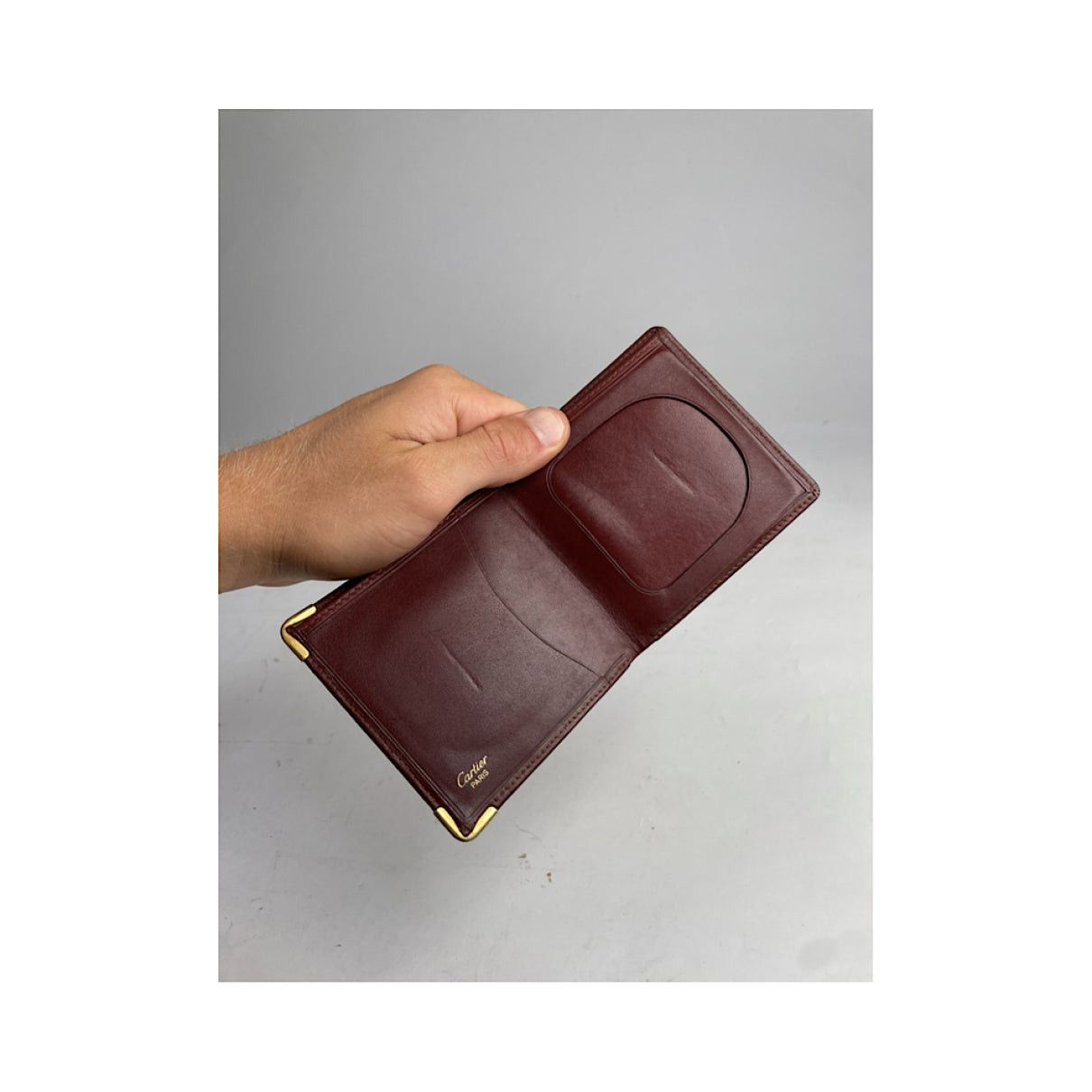 Cartier Burgundy Patent Leather Purse Size ONE SIZE - 3 Thumbnail
