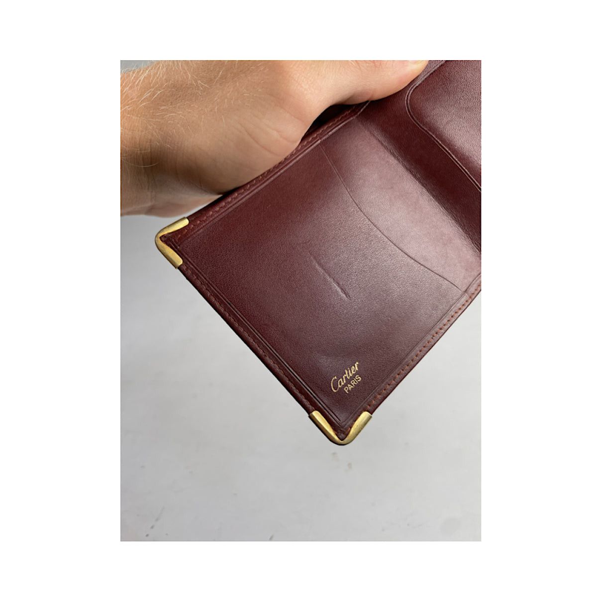 Cartier Burgundy Patent Leather Purse Size ONE SIZE - 4 Thumbnail