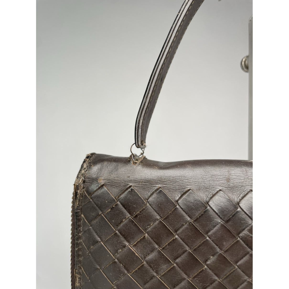 Bottega Veneta Brown Leather Handbag Size ONE SIZE - 2 Thumbnail