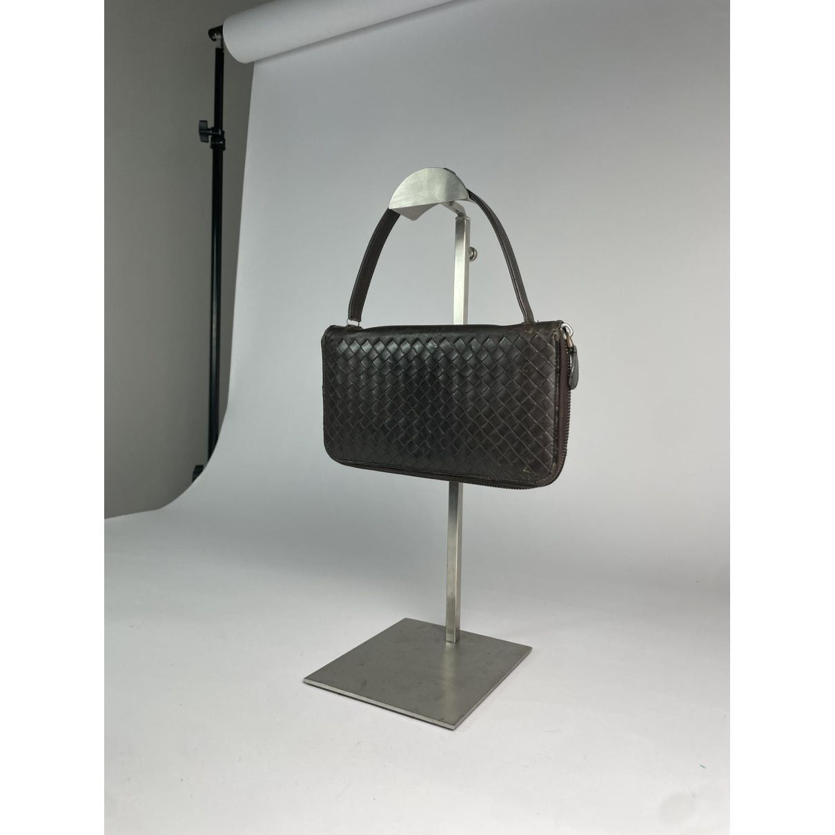 Bottega Veneta Brown Leather Handbag Size ONE SIZE - 3 Thumbnail