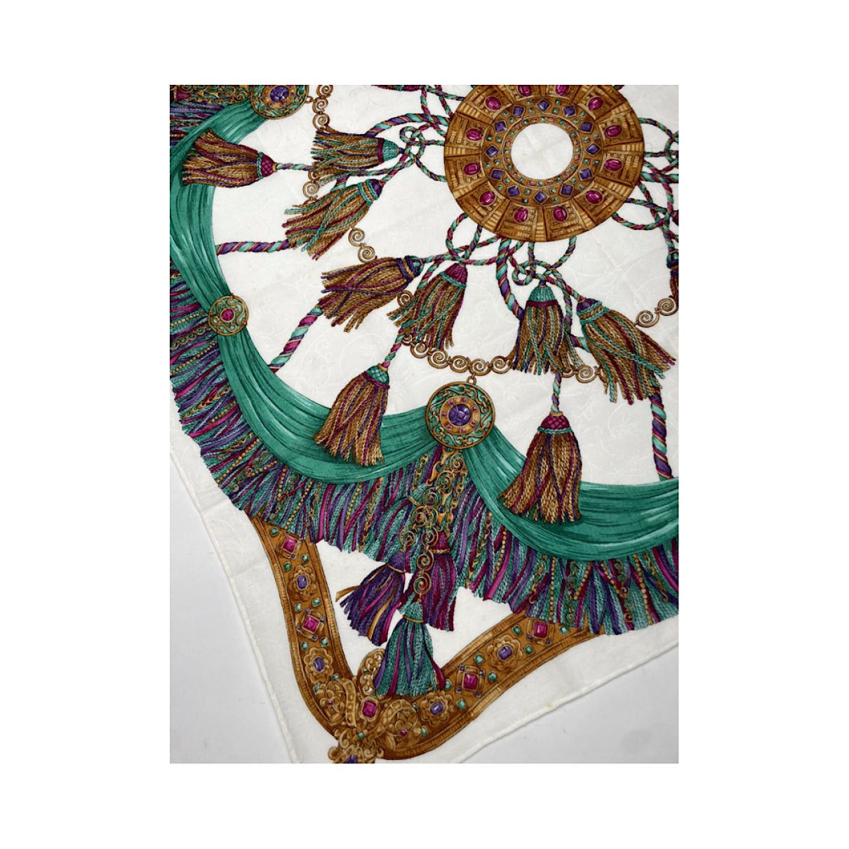 Celine Multicolour Silk Silk Handkerchief Size ONE SIZE - 5 Thumbnail