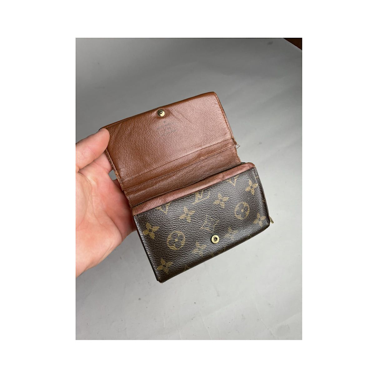 Louis Vuitton Flore Brown Leather Wallet Size ONE SIZE - 4 Thumbnail