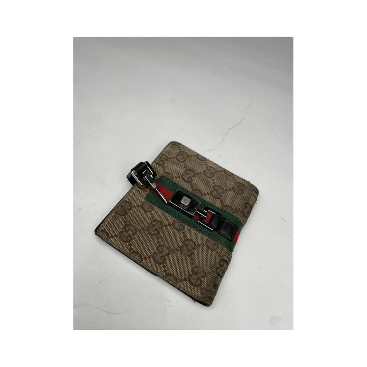 Gucci Jackie Vintage Beige Cotton Wallet Size ONE SIZE - 3 Thumbnail