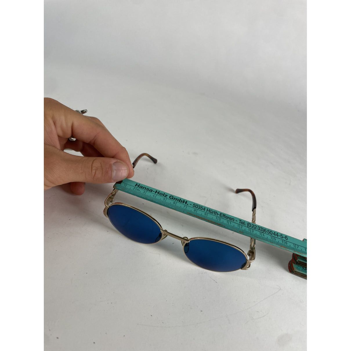 Fendi Gold Metal Sunglasses Size ONE SIZE - 5 Thumbnail