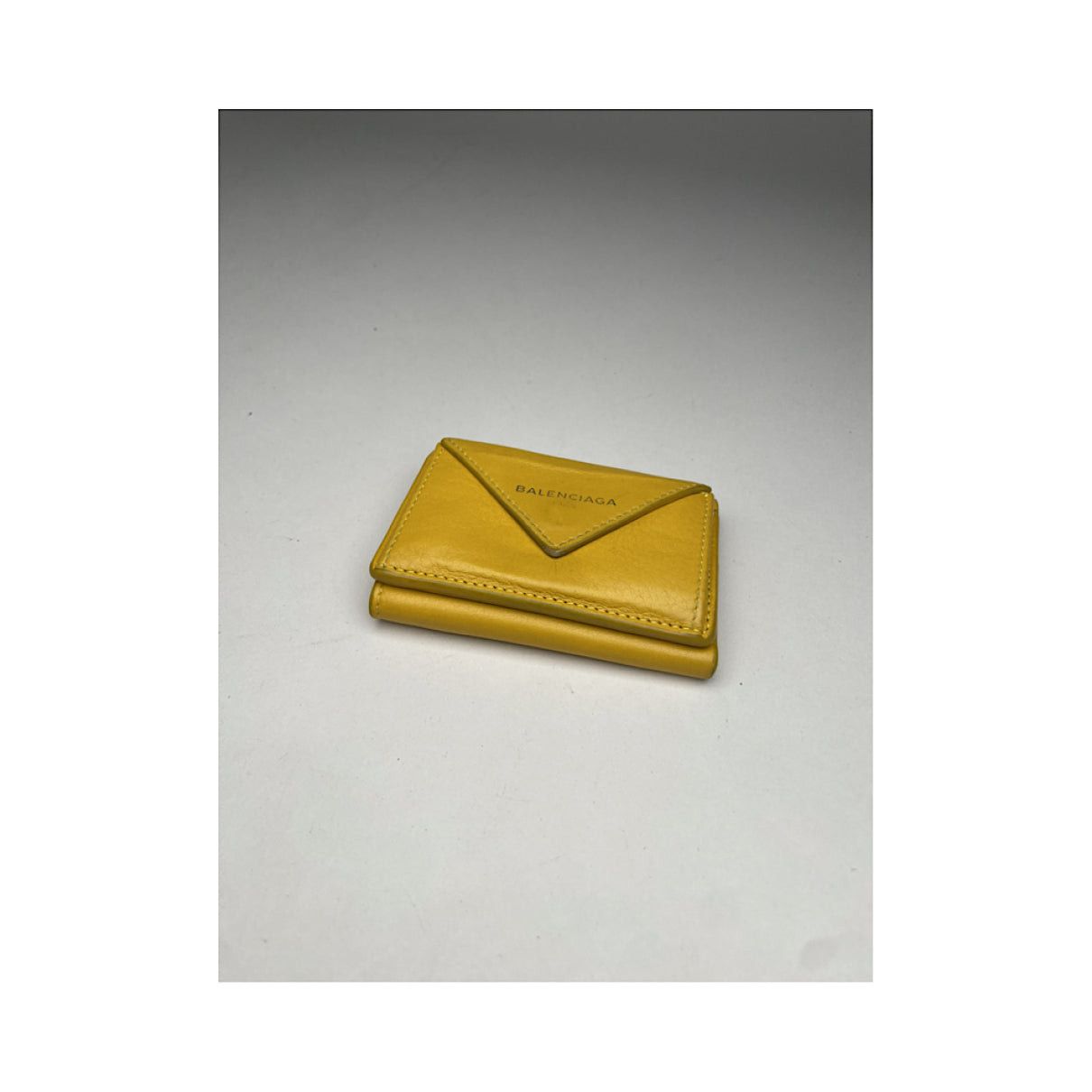 Balenciaga Yellow Leather Wallet Size ONE SIZE - 5 Thumbnail