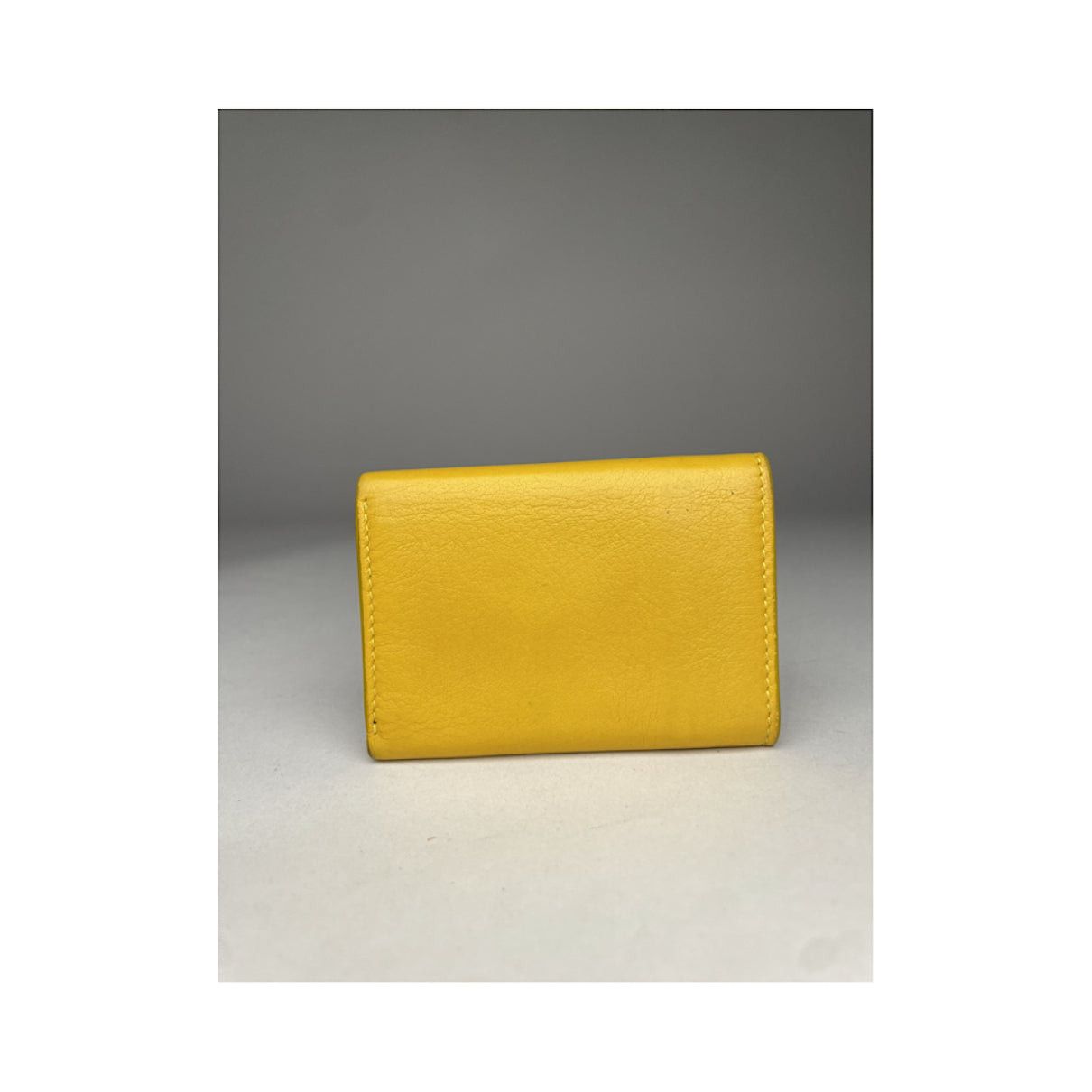 Balenciaga Yellow Leather Wallet Size ONE SIZE - 2 Thumbnail