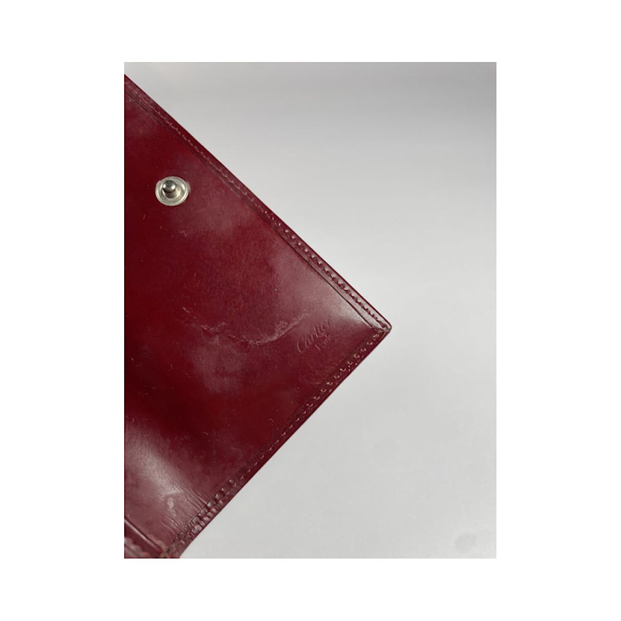 Cartier Burgundy Leather Wallet Size ONE SIZE - 5 Thumbnail