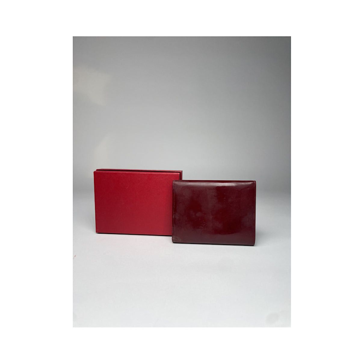 Cartier Burgundy Leather Wallet Size ONE SIZE - 3 Thumbnail