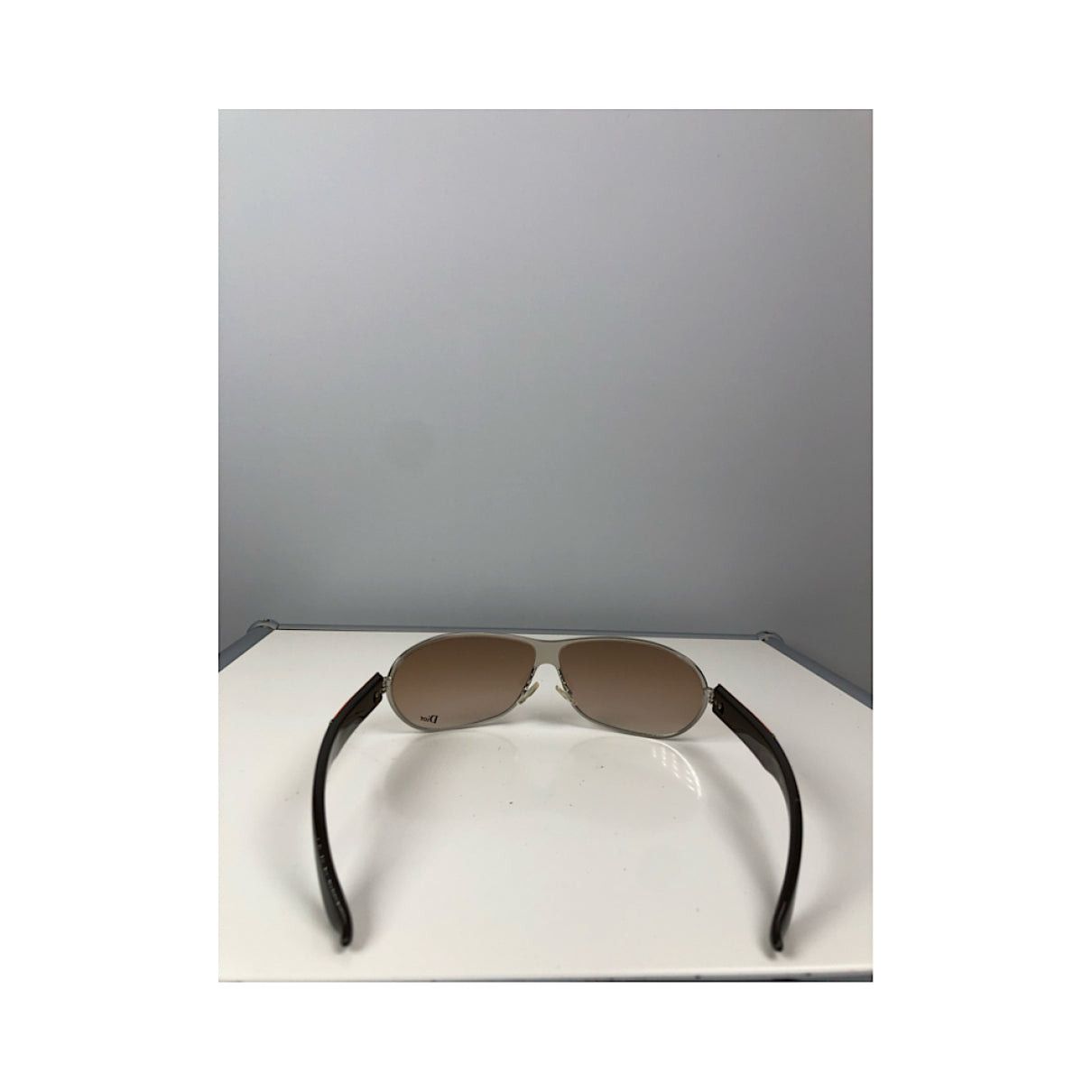 Dior Orange Metal Sunglasses Size ONE SIZE - 3 Thumbnail
