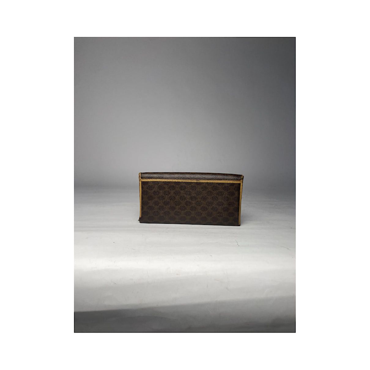 Celine Triomphe Vintage Brown Leather Wallet Size ONE SIZE - 2 Thumbnail