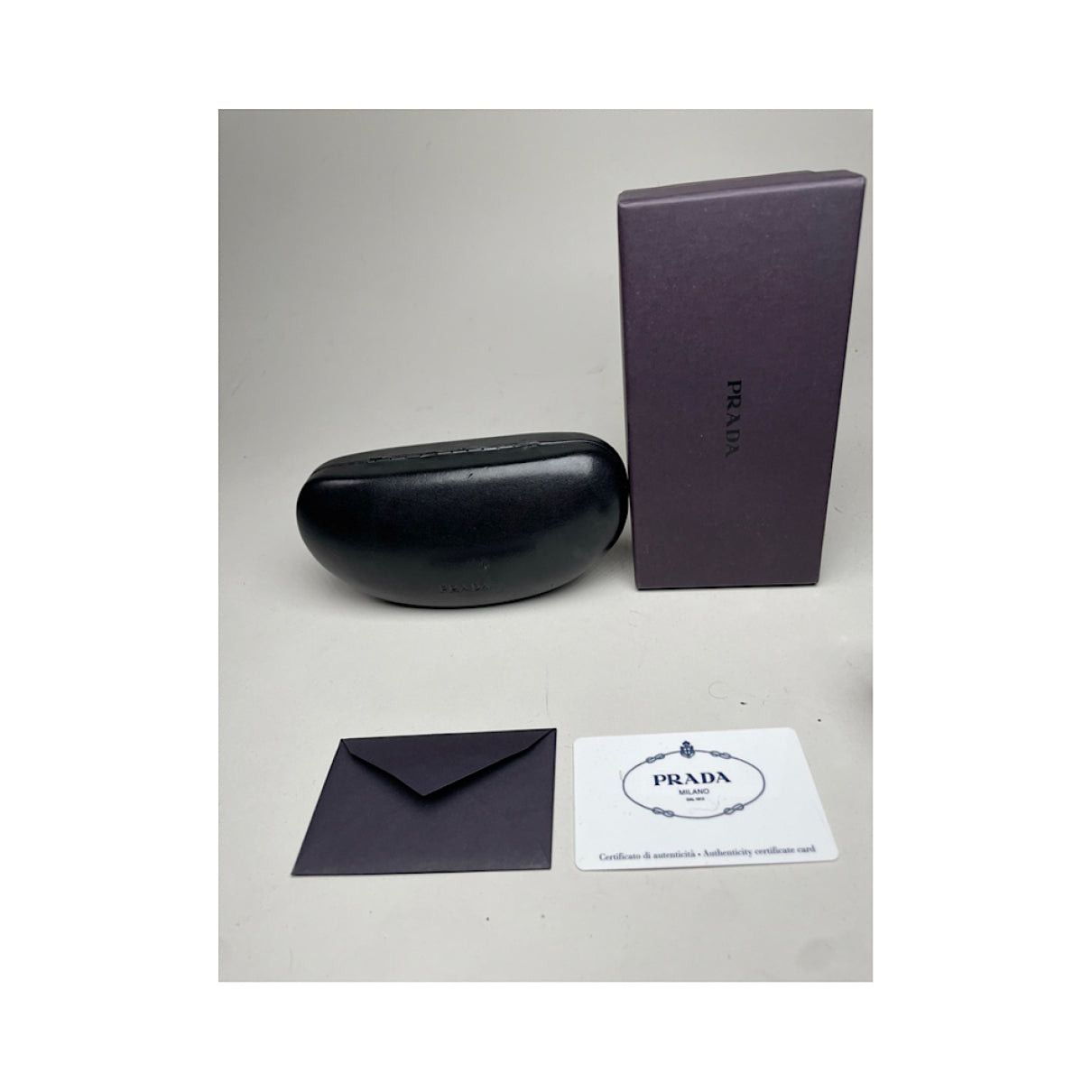 Prada Black Plastic Sunglasses Size ONE SIZE - 4 Thumbnail