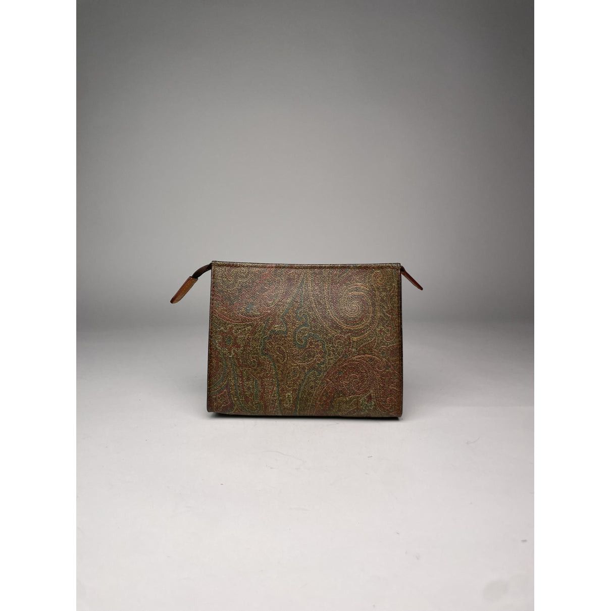 Etro Brown Leather Clutch Bag Size ONE SIZE - 3 Thumbnail
