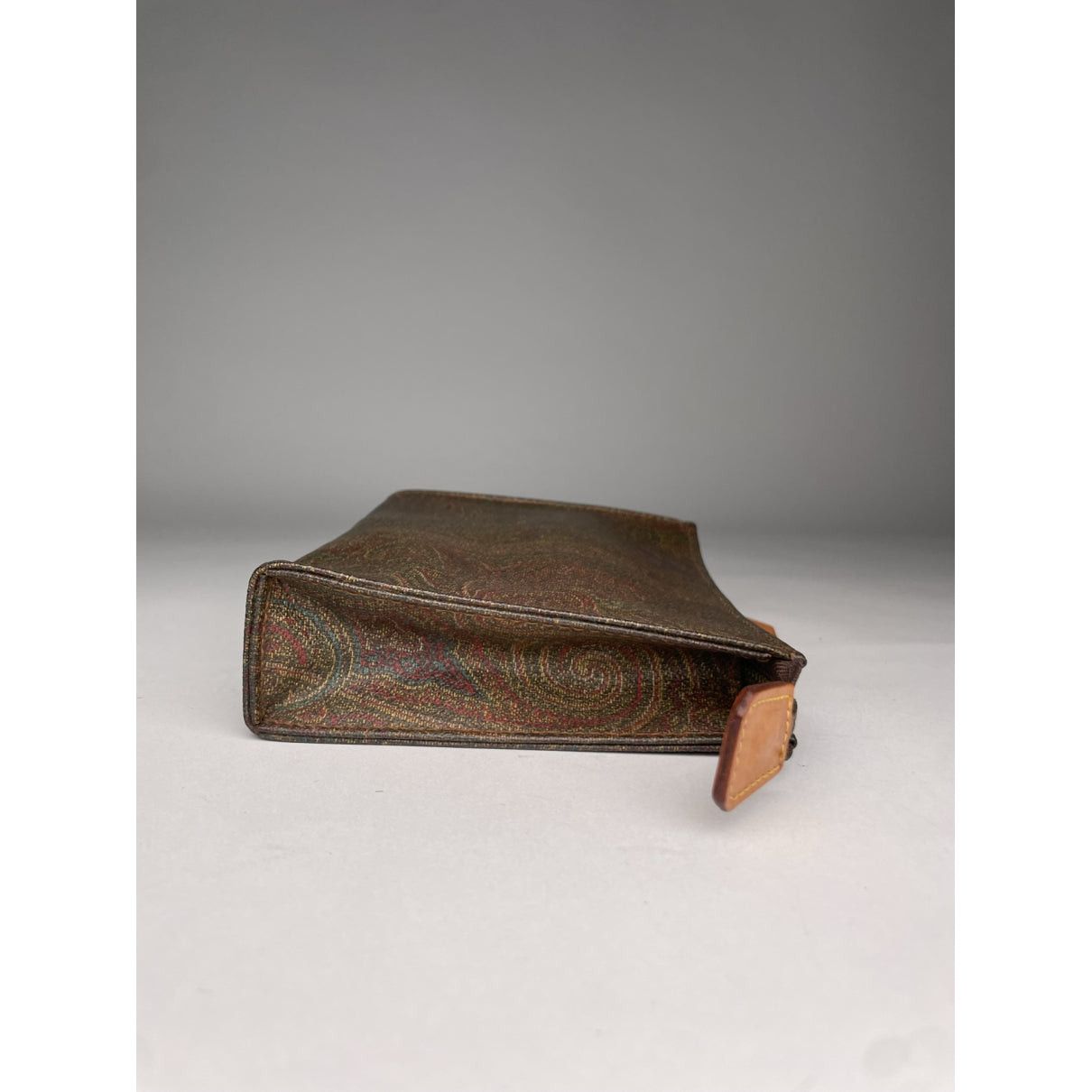Etro Brown Leather Clutch Bag Size ONE SIZE - 5 Thumbnail