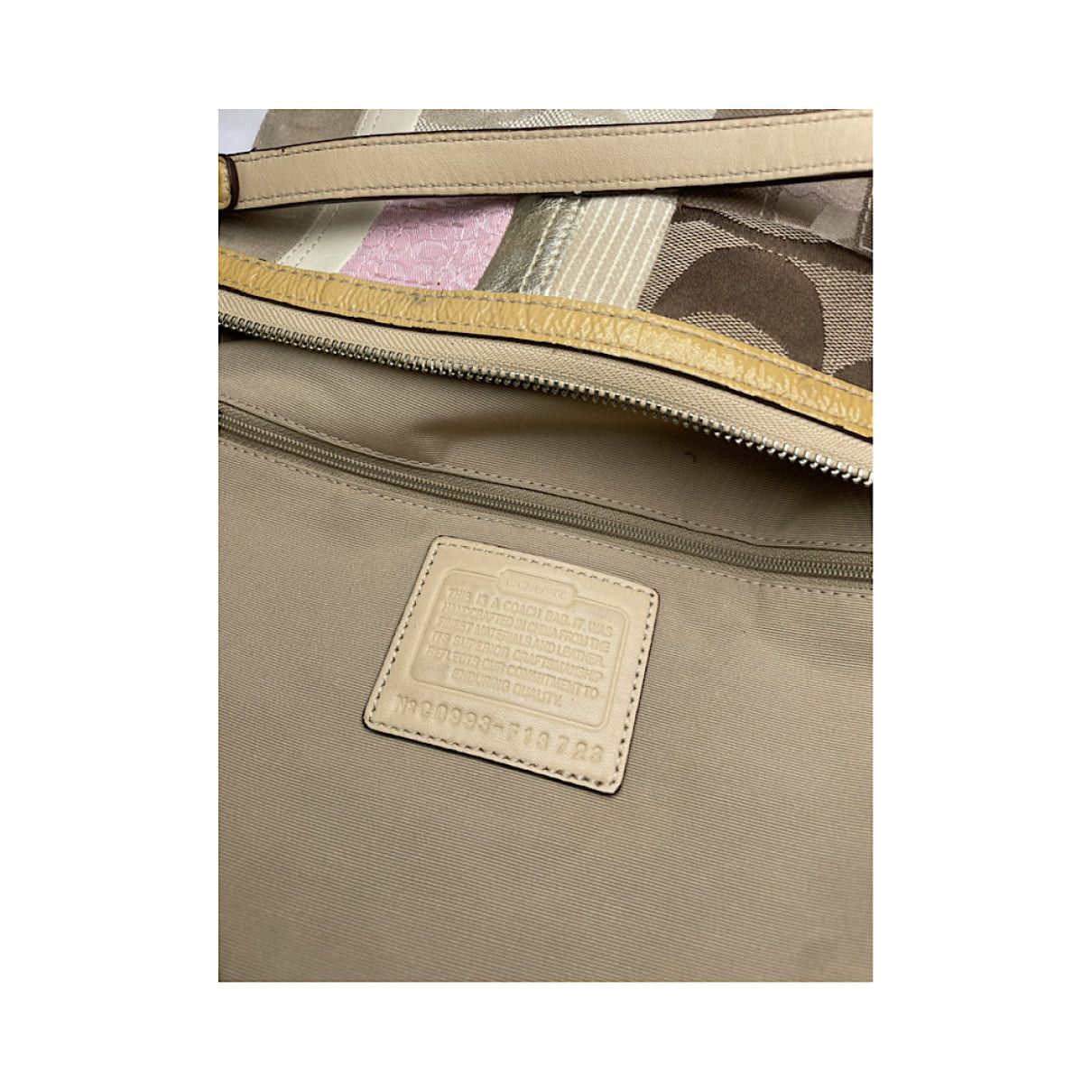 Coach Signature Sufflette Multicolour Leather Handbag Size ONE SIZE - 3 Thumbnail