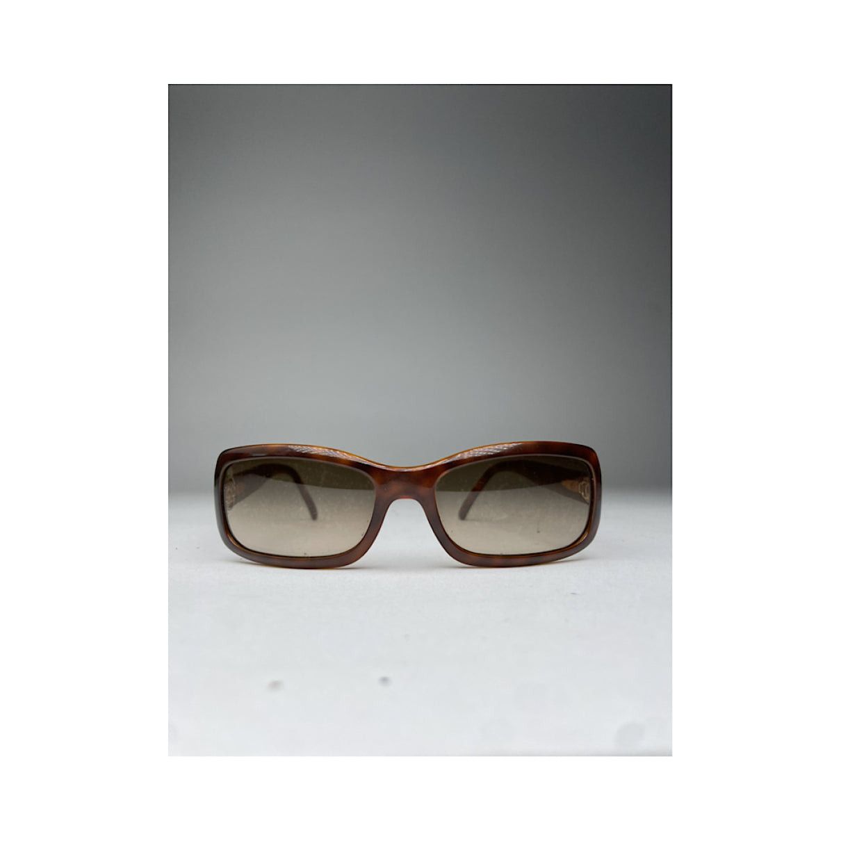 Chanel Brown Plastic Sunglasses Size ONE SIZE - 2 Thumbnail