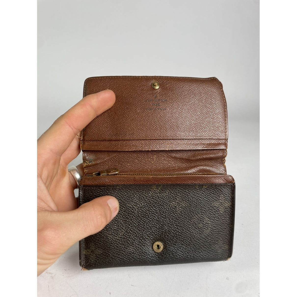 Louis Vuitton Alexandra Brown Leather Wallet Size ONE SIZE - 3 Thumbnail