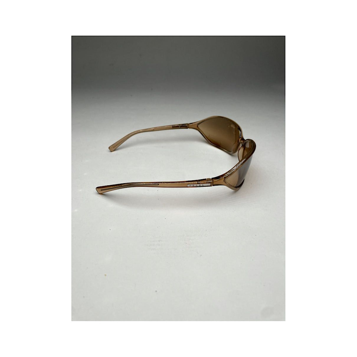 Prada Orange Plastic Sunglasses Size ONE SIZE - 5 Thumbnail