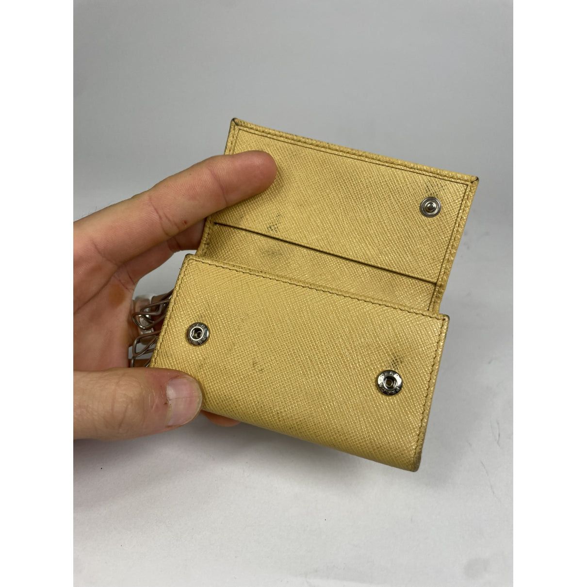 Prada Beige Leather Purse Size ONE SIZE - 3 Thumbnail