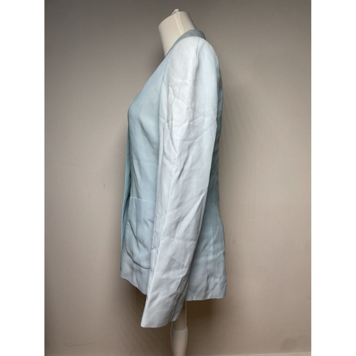 Balenciaga Blue Silk Jacket Size M / US 6-8 / IT 42-44 - 3 Thumbnail