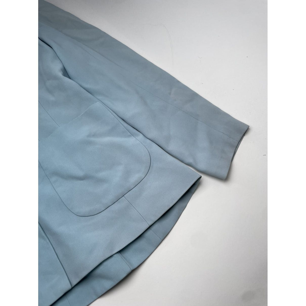 Balenciaga Blue Silk Jacket Size M / US 6-8 / IT 42-44 - 5 Thumbnail