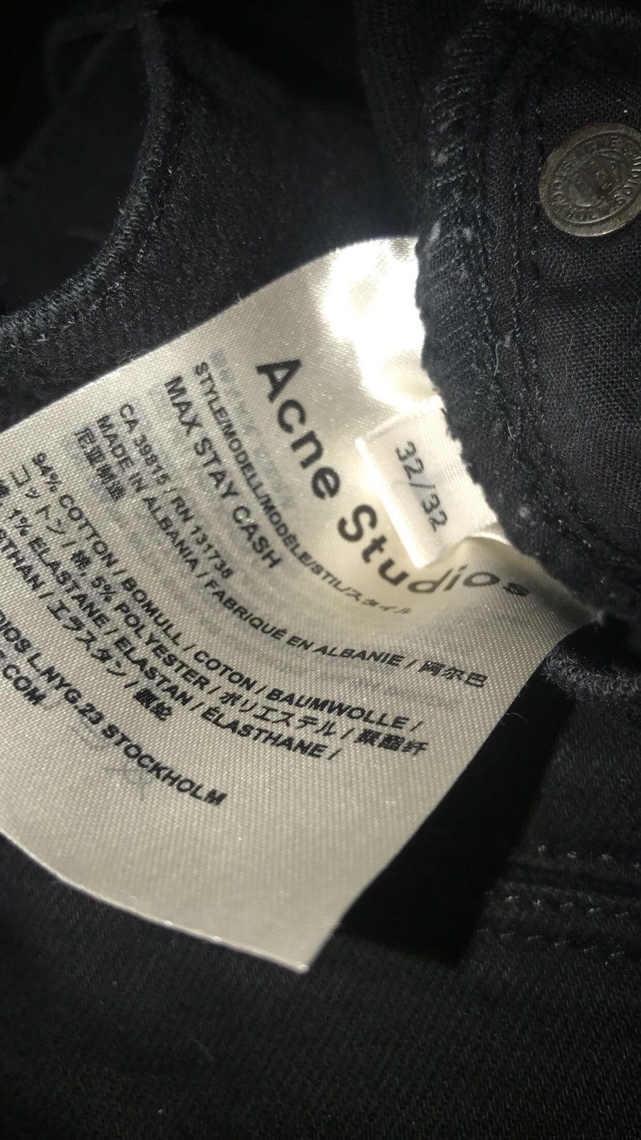 Acne Studios Max Stay Cash Size US 32 / EU 48 - 2 Thumbnail