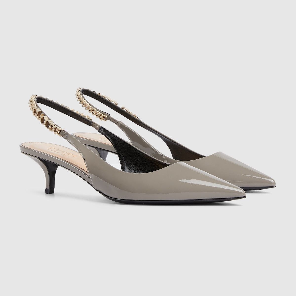 Gucci Gucci Signoria Patent Leather Pumps SIZE 39.5 Size ONE SIZE - 2 Thumbnail