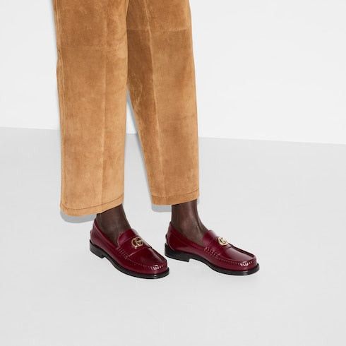 Gucci Gucci Double G Leather Loafers SIZE 36 Size ONE SIZE - 4 Thumbnail