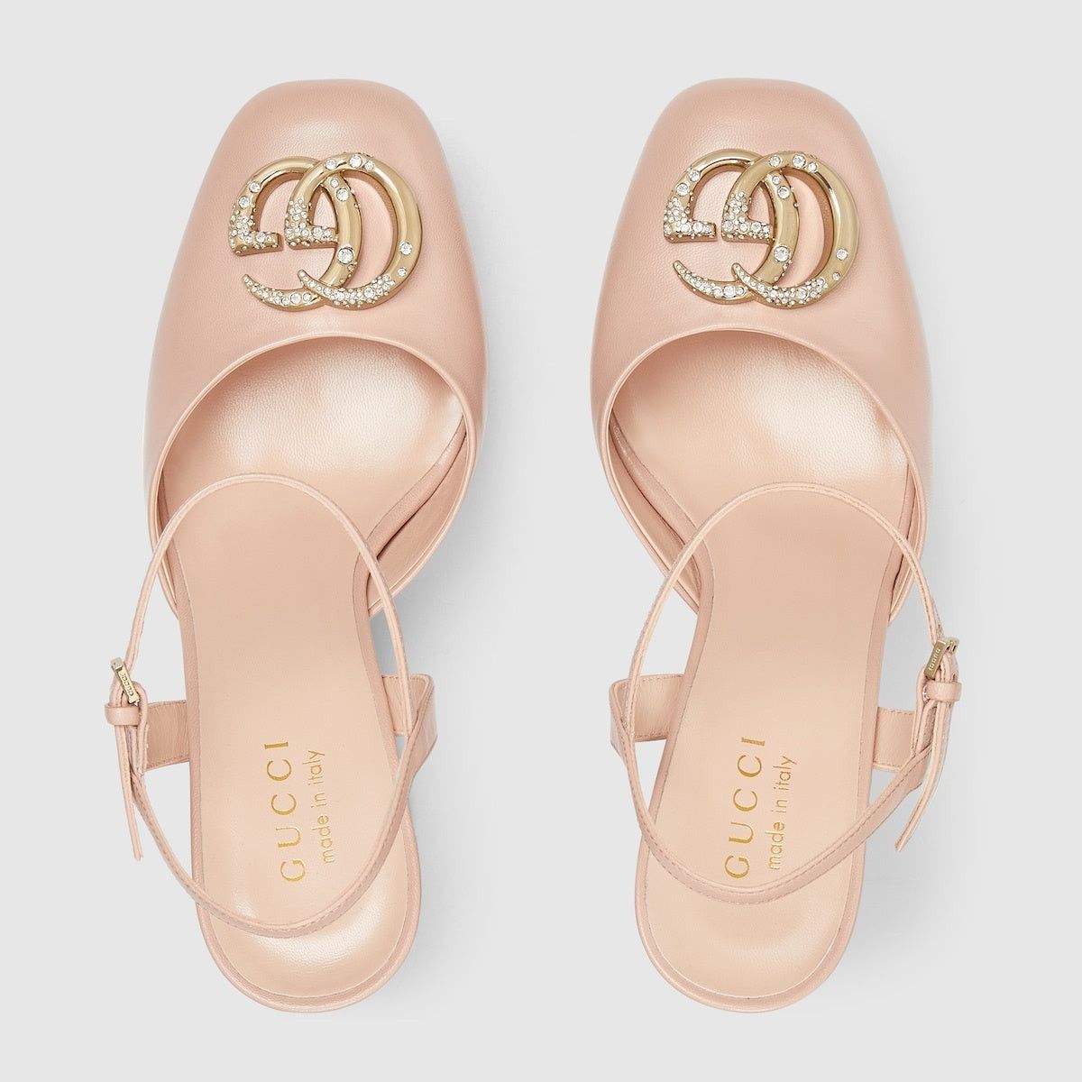 Gucci Gucci Crystal Double G Platform Pumps SIZE 40 Size ONE SIZE - 3 Thumbnail