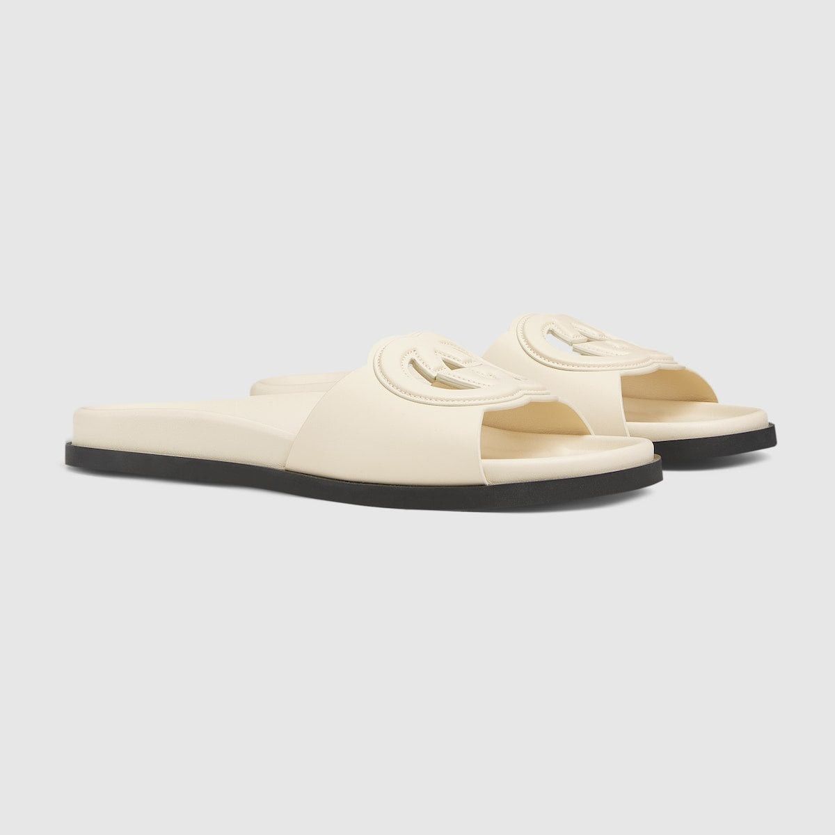 Gucci Gucci Interlocking G Slide Sandals SIZE 39.5 Size ONE SIZE - 2 Thumbnail