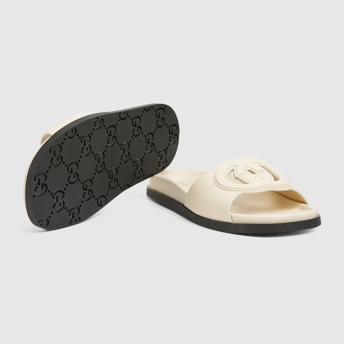 Gucci Gucci Interlocking G Slide Sandals SIZE 39.5 Size ONE SIZE - 4 Thumbnail