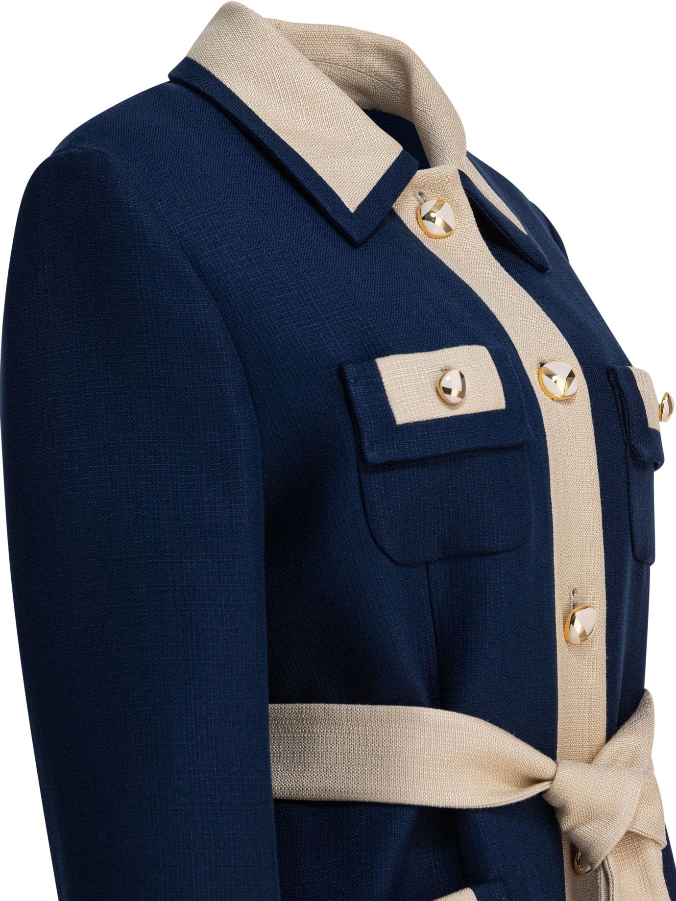 Valentino Viscose Caban Coat Size M / US 6-8 / IT 42-44 - 4 Thumbnail