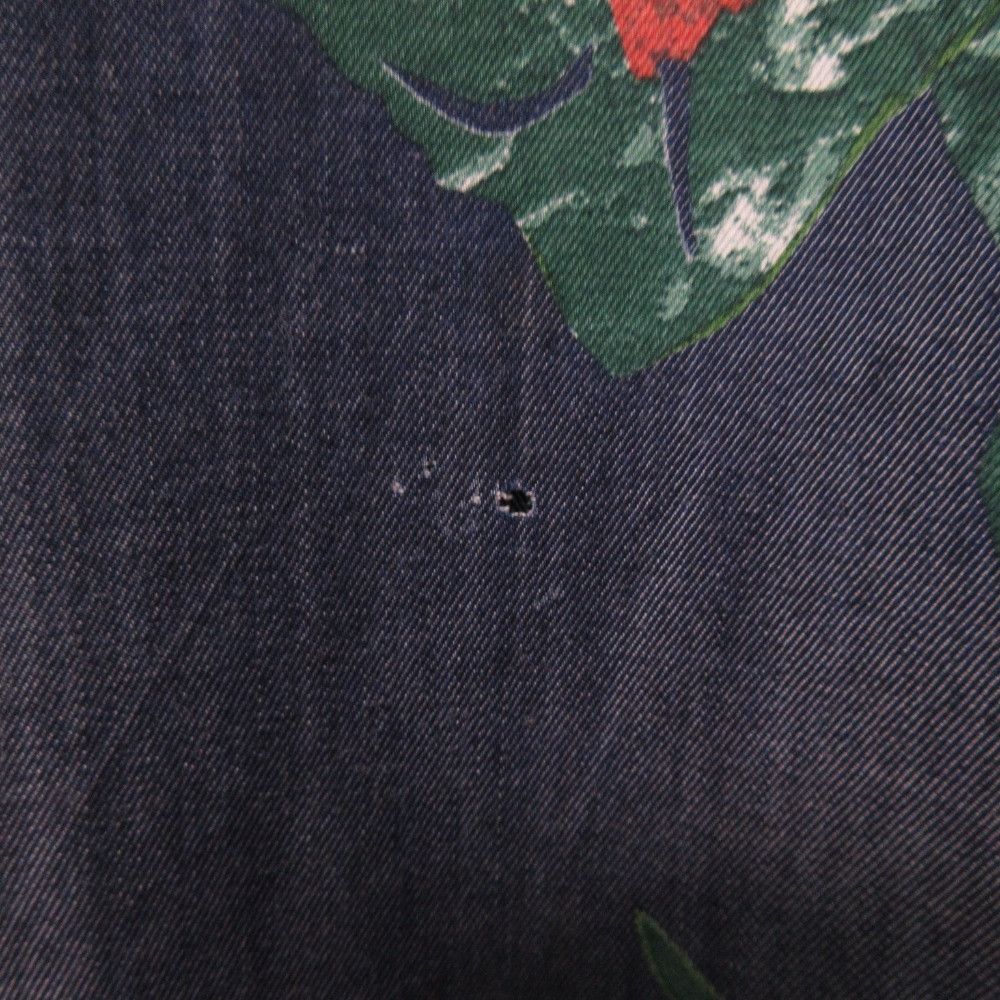 Other Other 45R Aloha Print Cupra Denim Dress Denim Dresses DUTY FREE for USA Size ONE SIZE - 6 Thumbnail